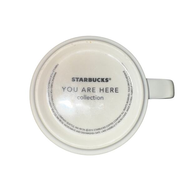 Starbucks You Are Here Collection Maryland Blue Yellow White 14 Oz 2017 - Picture 6 of 7